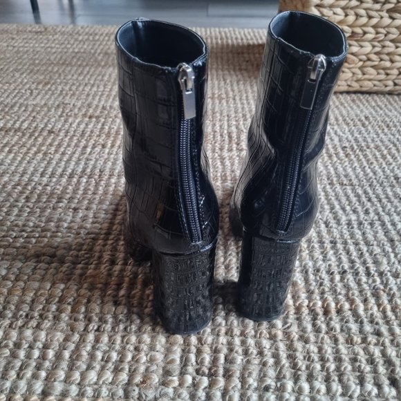 Black patent boots asos - Picture 2 of 3